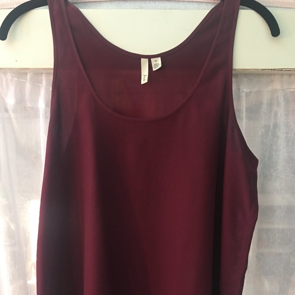 Flowy Maroon Tank